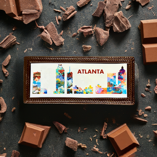 Atlanta Skyline Large Chocolate Bar - Chamberlains Chocolate Factory & Cafe