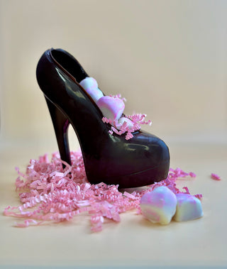 Chocolate High Heel Stiletto Shoe, Great For Valentines or Mothers Day - Chamberlains Chocolate Factory & Cafe