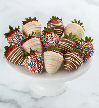 Gluten Free Happy Birthday Berries - Chamberlains Chocolate Factory & Cafe