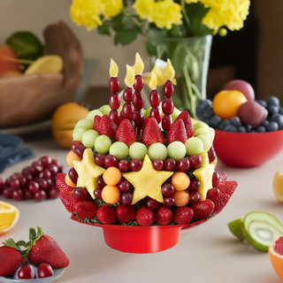 All Fruit Celebration Cake Bouquet - Chamberlains Chocolate Factory & Cafe