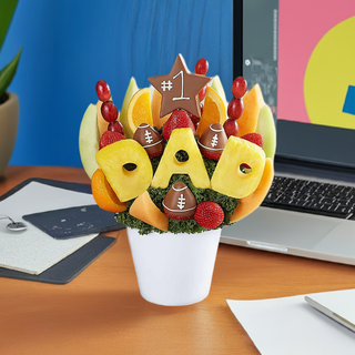All Star Football Dad Fruit Bouquet - Chamberlains Chocolate Factory & Cafe