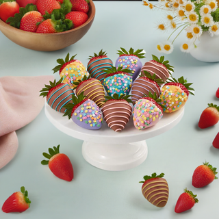 Spring Chocolate Covered Strawberries - Chamberlains Chocolate Factory
