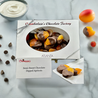 Chocolate Dipped Apricots - Chamberlains Chocolate Factory & Cafe