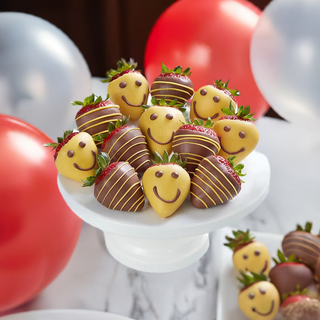 Happy Smiles Chocolate Covered Strawberries - Chamberlains Chocolate Factory