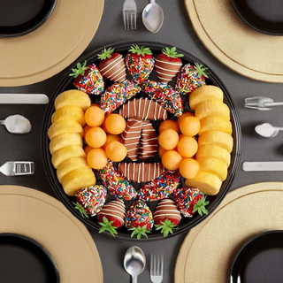 Perfect Birthday Chocolate Covered Fruit Platter - Chamberlains Chocolate Factory