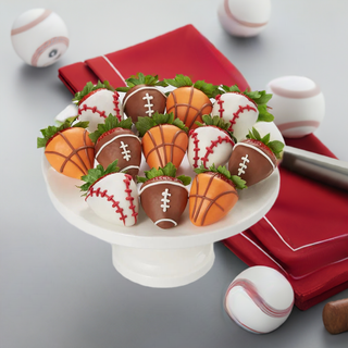 Dad Fathers Day Chocolate Covered Sports Strawberries - Chamberlains Chocolate Factory