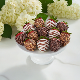 Gluten Free Gourmet Fancy Chocolate Strawberries - Chamberlains Chocolate Factory