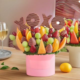 Hugs & Kisses Fruit Bouquet, Great For Birthday, Mothers Day - Chamberlains Chocolate Factory & Cafe
