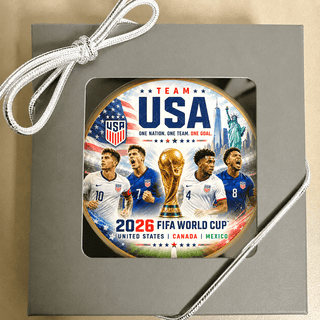 FIFA World Cup themed chocolate Oreo gift box from Chamberlain's Chocolate Factory in Roswell, GA
