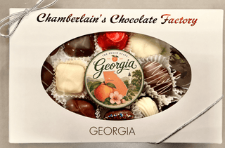 Handmade Georgia chocolate gift from Chamberlain's Chocolate Factory in Roswell, GA — personal and beautifully crafted