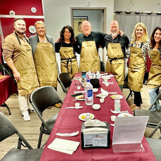 Corporate team building chocolate making workshop at Chamberlain's Chocolate Factory in Roswell, GA near Atlanta