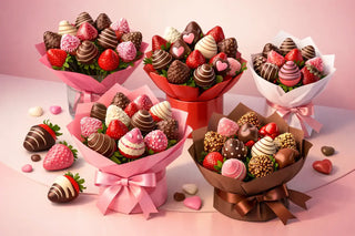 12 Chocolate Covered Strawberry Bouquet Ideas