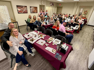 Corporate team building chocolate making event at Chamberlain's Chocolate Factory in Roswell, GA near Atlanta