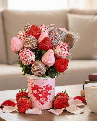 12 Chocolate Covered Strawberry Bouquet Ideas