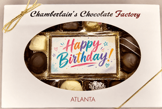 Happy Birthday Gifts and Events - Chamberlains Chocolate Factory & Cafe
