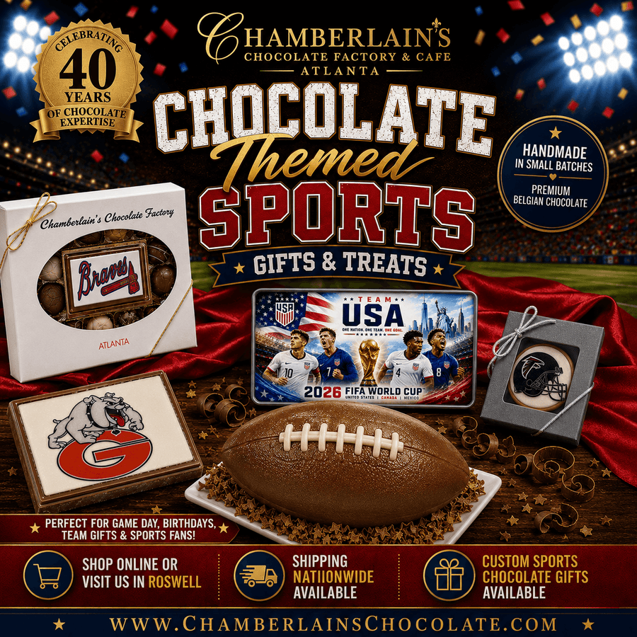 Sports Themed Chocolate Gifts and Goodies Atlanta