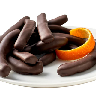 Dark Chocolate Covered Orange Peel - Chamberlains Chocolate Factory & Cafe