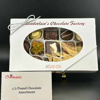 Fall 1/2 Pound Chocolate Assortment Box - Chamberlains Chocolate Factory & Cafe
