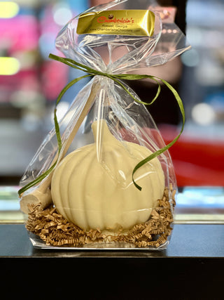 Halloween Heirloom Pumpkin in Molded Chocolate And Candy Filled - Chamberlains Chocolate Factory & Cafe