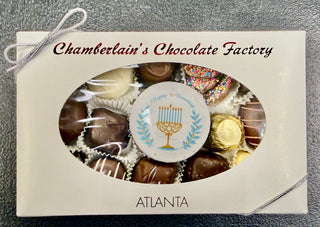 Happy Hanukkah Chocolate Molded Oreo ®️ and Assortment Box