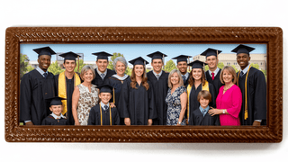 Custom Large Chocolate Bar with Edible Image Family Photo Chocolate Atlanta
