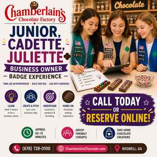 Girl Scouts Business Owner Entrepreneur Chocolate Program