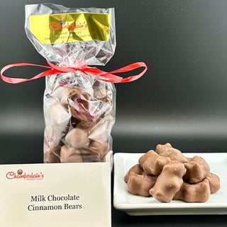 Chocolate Covered Cinnamon Bears - Chamberlains Chocolate Factory & Cafe