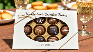 One Dozen Handmade Chocolate Truffles From Chamberlain's Chocolate Factory in Atlanta Georgia