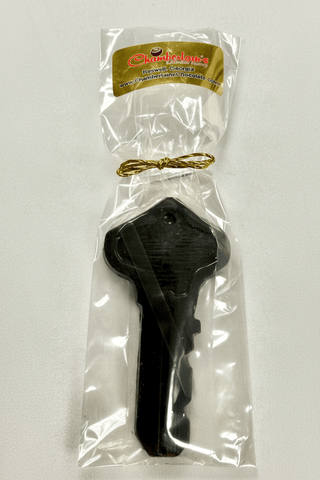 Hand Molded Chocolate Key Gift Wrapped