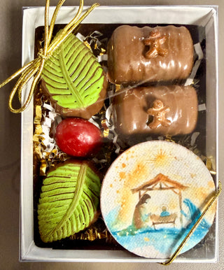 Boîte d'assortiment d'Oreo et de chocolat emballée pour les fêtes