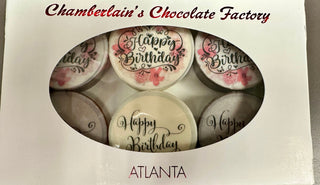 Birthday Fancy Oreos - Chamberlains Chocolate Factory & Cafe