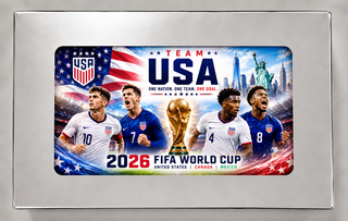 FIFA World Cup Soccer 2026 Solid Chocolate Bar with Image