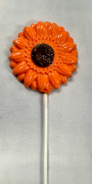 Chocolate Hand Molded Daisy Lollipops
