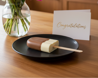 Vegan Milk and White Chocolate Hand Molded Popsicle Lollipops
