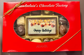 Happy Holidays Chocolate Assortment (one or two pounds)