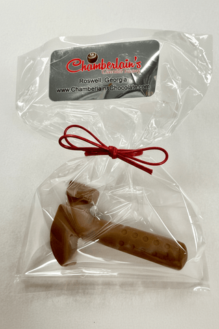 Hand Molded Chocolate Hammer Gift Wrapped