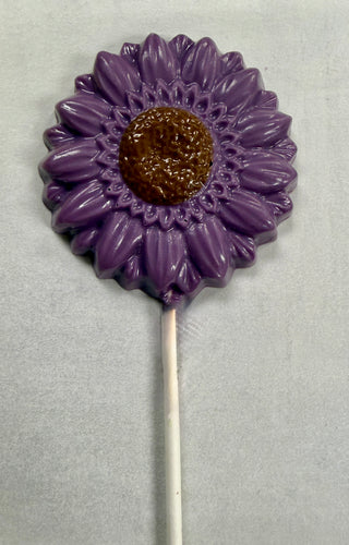 Chocolate Hand Molded Daisy Lollipops
