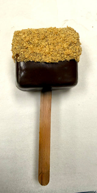 Hand Dipped Chocolate Covered Marshmallows With Graham Cracker Crumbs 