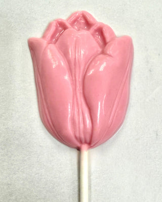 Chocolate Hand Molded Tulip Lollipops