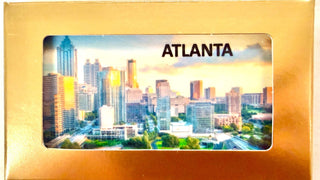 Atlanta Skyline Solid Chocolate Gift Bar with Edible Image Gift Box