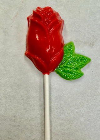 Chocolate Hand Molded Rose Lollipops