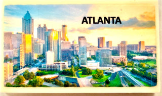 Atlanta Skyline Solid Chocolate Gift Bar with Edible Image Gift Box