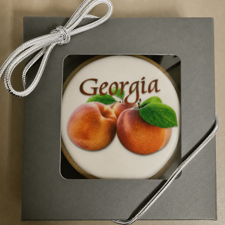 State of Georgia Chocolate Covered Oreo with Edible Image Atlanta Cookie