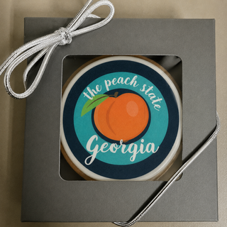 State of Georgia Chocolate Covered Oreo with Edible Image Atlanta Cookie