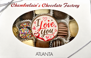 I Love You Chocolate Covered Oreo and Assorted Chocolates Gift Box Chamberlains Chocolate Atlanta