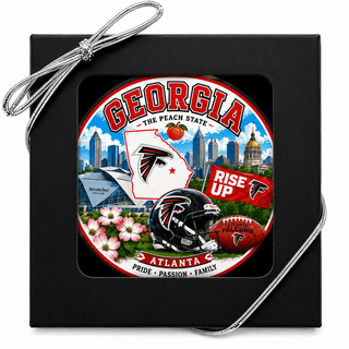Georgia Atlanta Falcons Football Chocolate Molded Oreo Gift Box