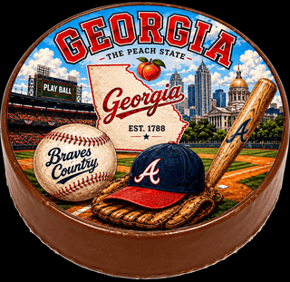 Georgia Atlanta Braves Chocolate Molded Oreo Gift Box