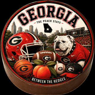 Georgia Bulldogs Chocolate Molded Oreo Gift Box