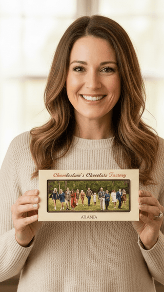 Custom Large Chocolate Bar with Edible Image Family Photo Chocolate Atlanta