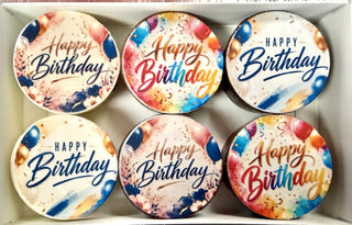Birthday Chocolate-Dipped Oreos Gift Box with Edible Prints 6 Pack